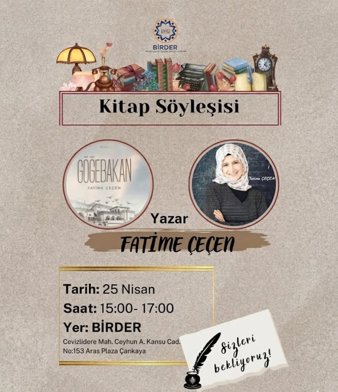 Kitap Söyleşisi: Göğebakan fotoğrafı